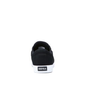 Supra STACKS II VULC Lave Sneakers Dame Svart/Svart/Hvite | NO-78500